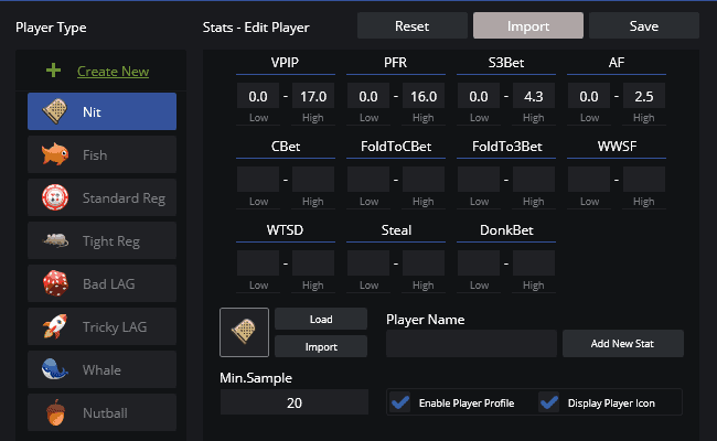 DriveHud Players Profiles