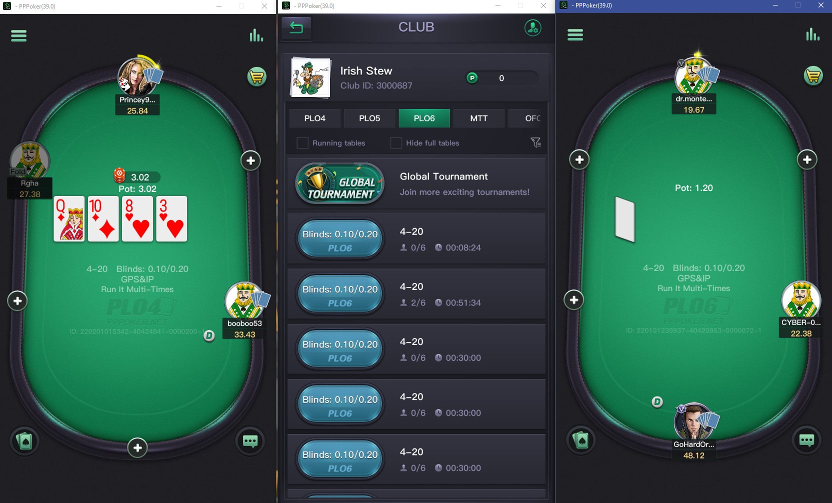 Irish Stew PPPoker Club 2